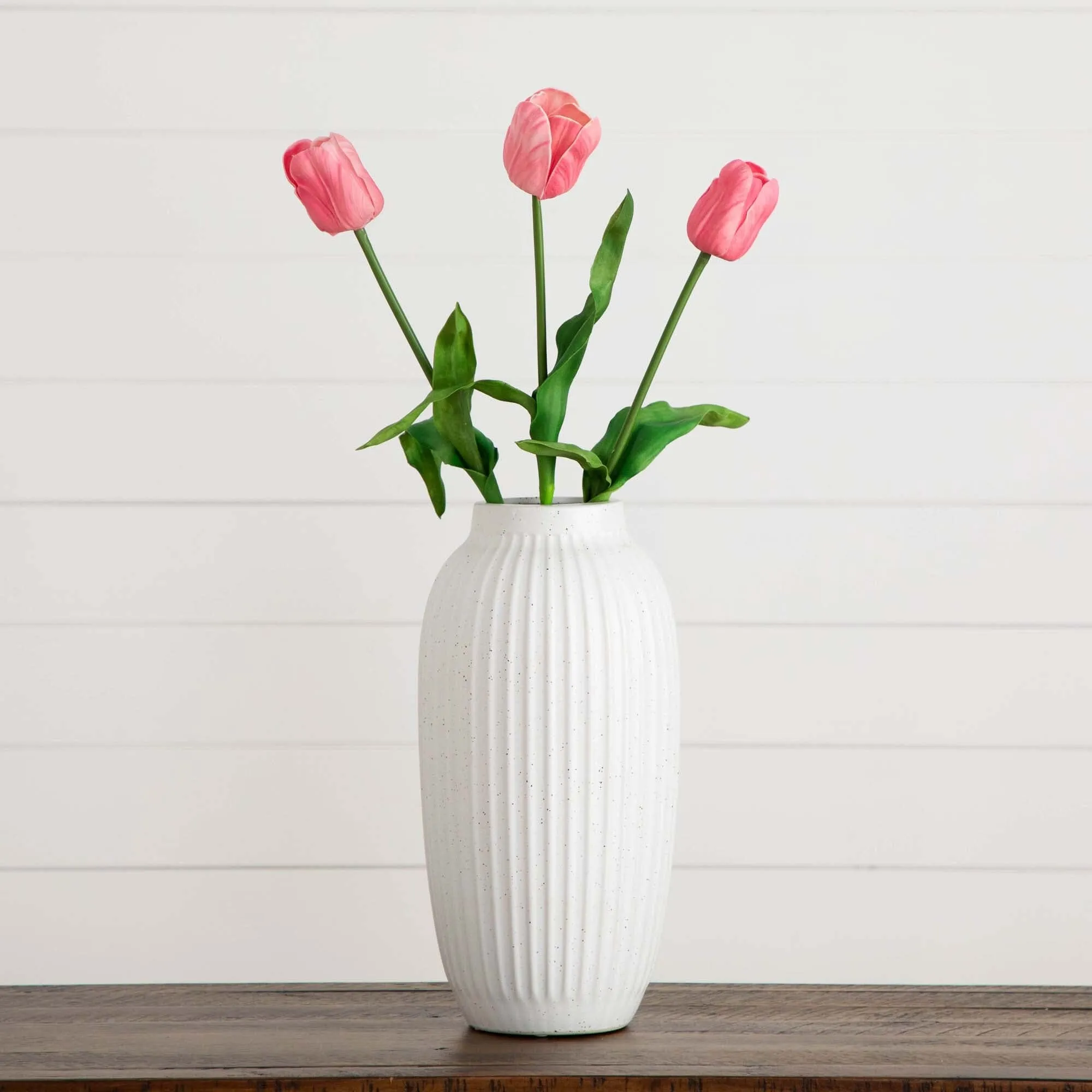 25" Artificial Tulip Flower Stems - Set of 3