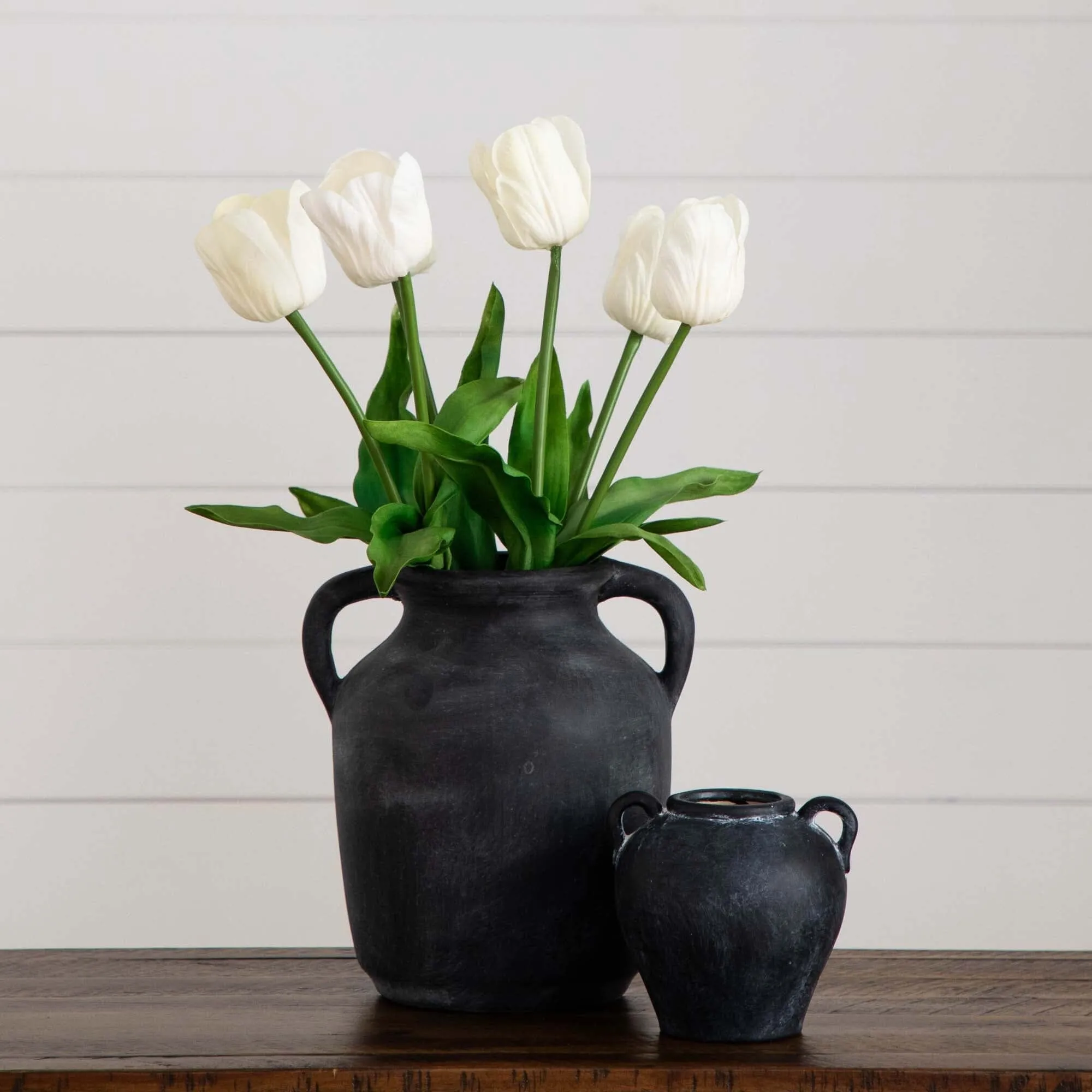 25" Artificial Tulip Flower Stems - Set of 3