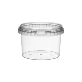 2L Fino Bucket Transparent with White Lid