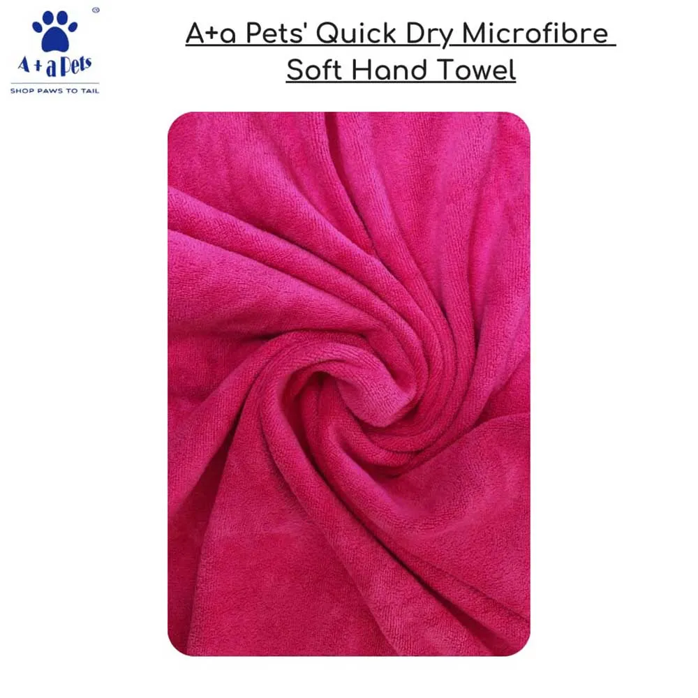 A a Pets' Quick Dry Microfiber Hand Towel for Pet