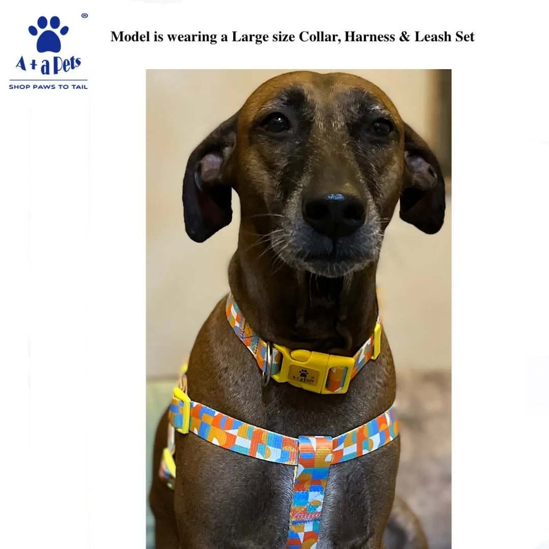 A A Pets' Tetris Design Collar For Dogs & Cats