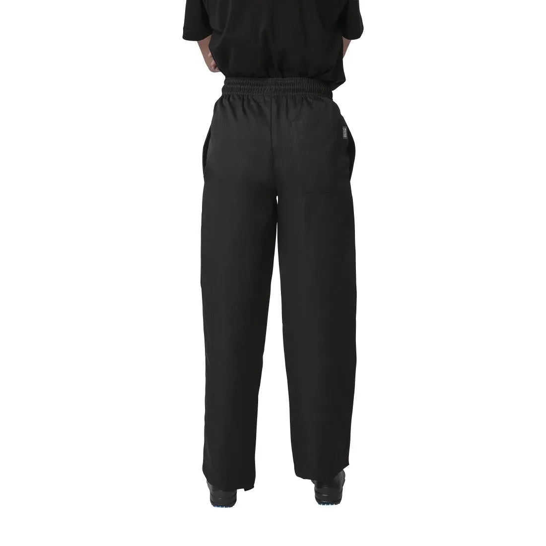 A582-S Whites Vegas Chef Trousers Polycotton Black S
