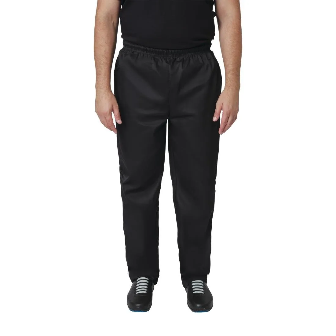 A582-S Whites Vegas Chef Trousers Polycotton Black S