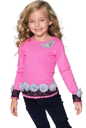 Adorable Pink Dressy Top - Girls