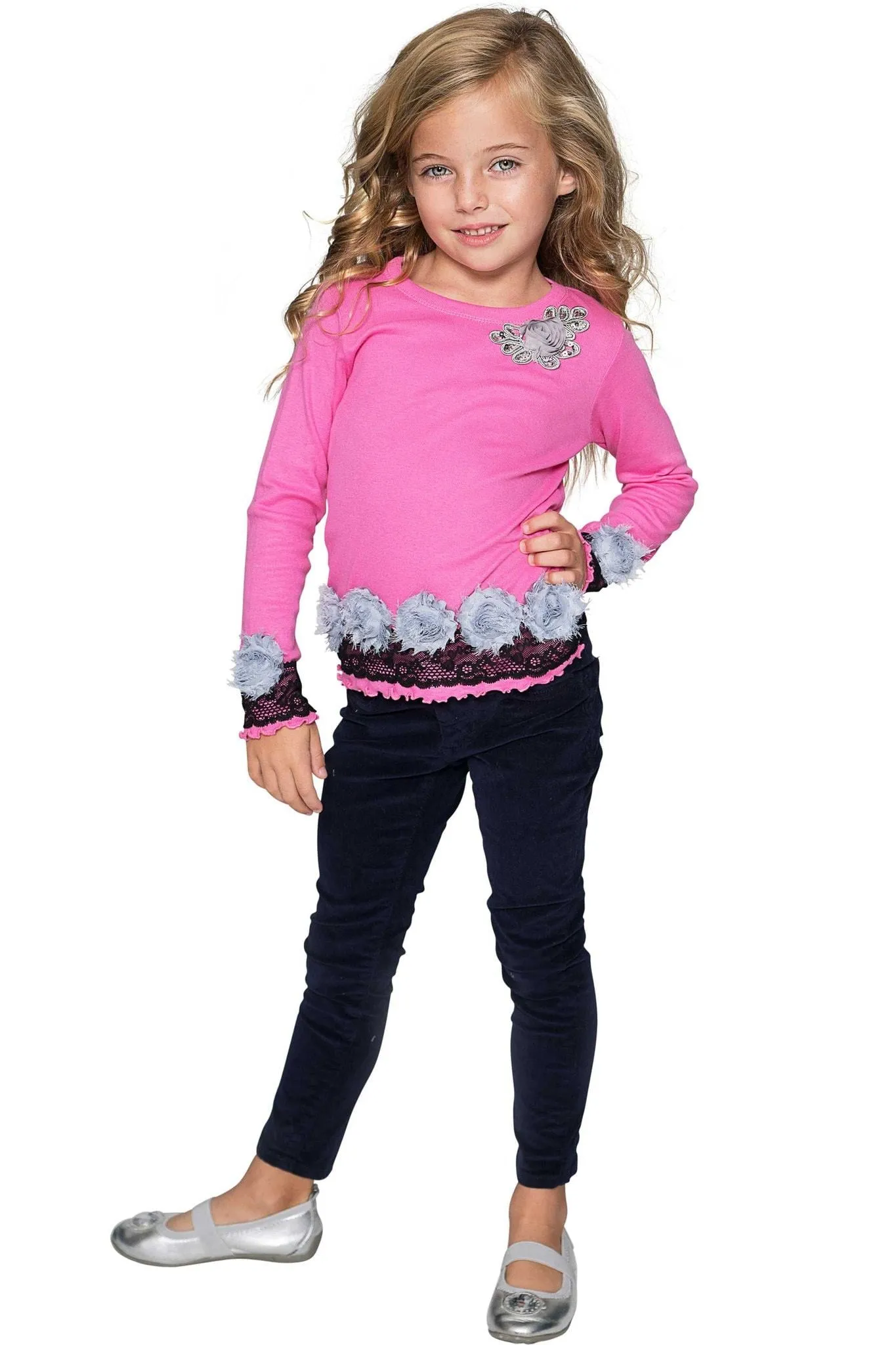Adorable Pink Dressy Top - Girls
