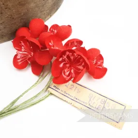 'Alina' Vintage 1950's German Cherry Blossom Flower Millinery Hat Mount