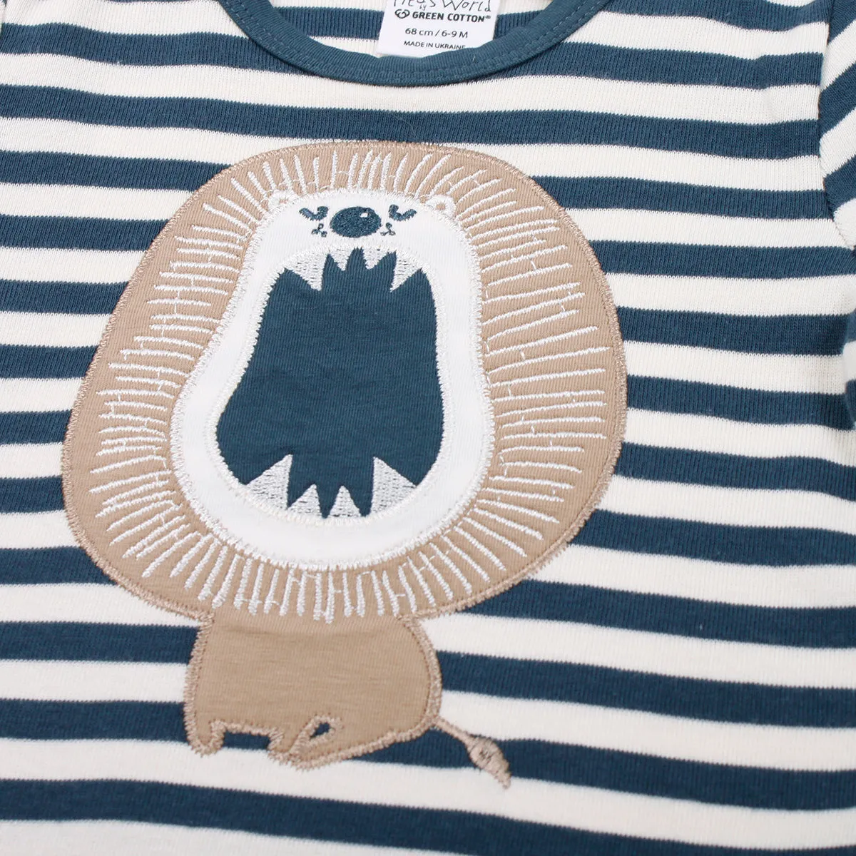 Animal stripe short sleeve t-shirt
