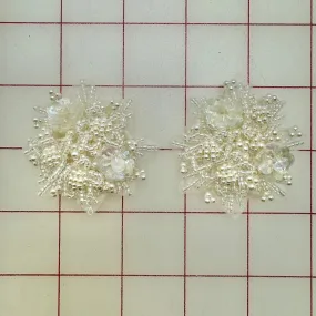 Applique - Pearl and Sequin Pairs Close-Out One Pair Left!