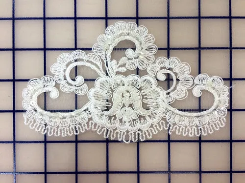 Applique - White Dyeable Close-Out