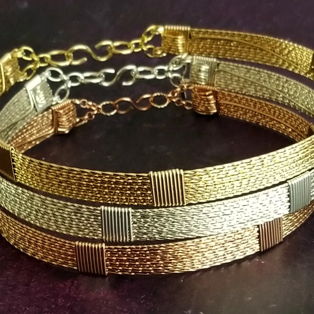 ASHANTI Wide Collar, Sterling