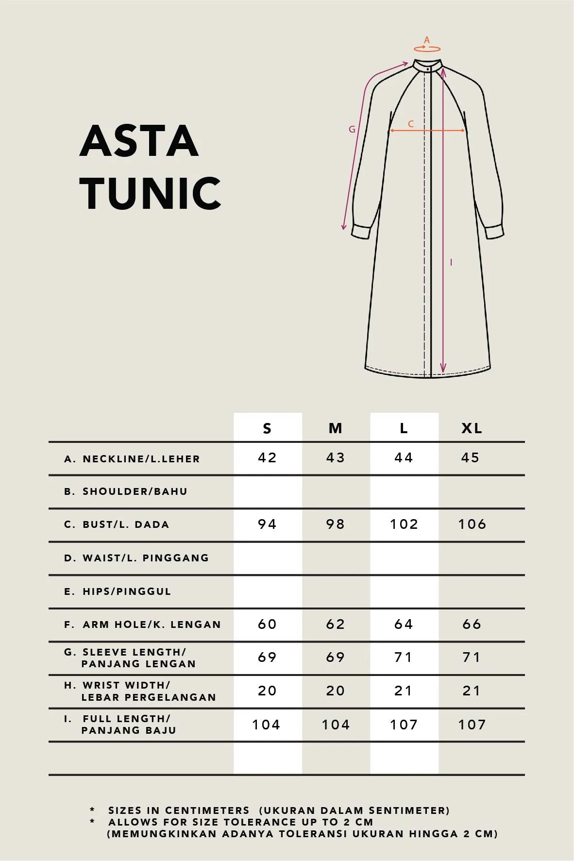 ASTA TUNIC BLUE SEA