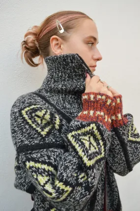 Ba&sh Inacio Grey Cardigan
