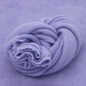 Babymoon Set of 2 | Knitted Wool Wrap and Bean Bag Layer | Baby Photography Props | Light Purple