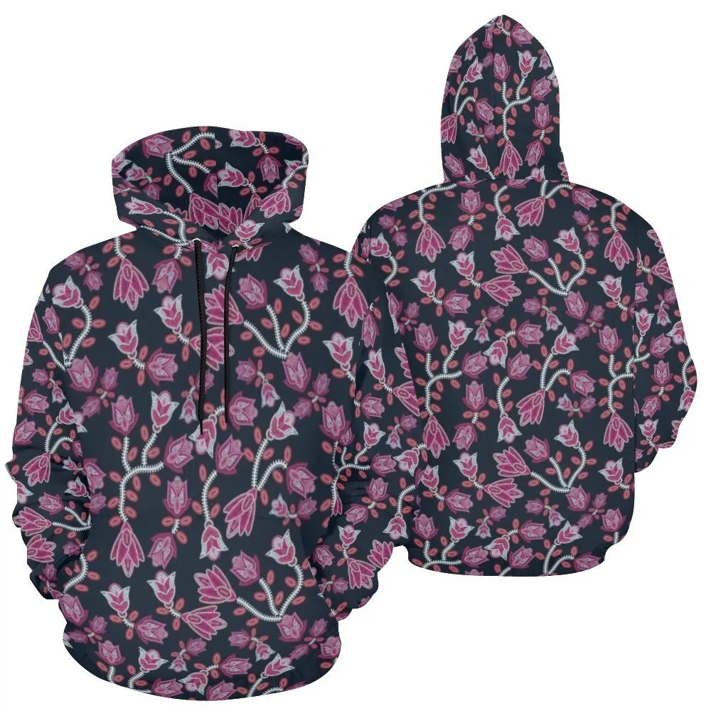 Beaded Pink Hoodie for Women (USA Size)