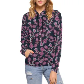 Beaded Pink Hoodie for Women (USA Size)