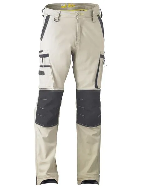 BISLEY BPC6330 FLEX & MOVE™ STRETCH UTILITY ZIP CARGO PANT