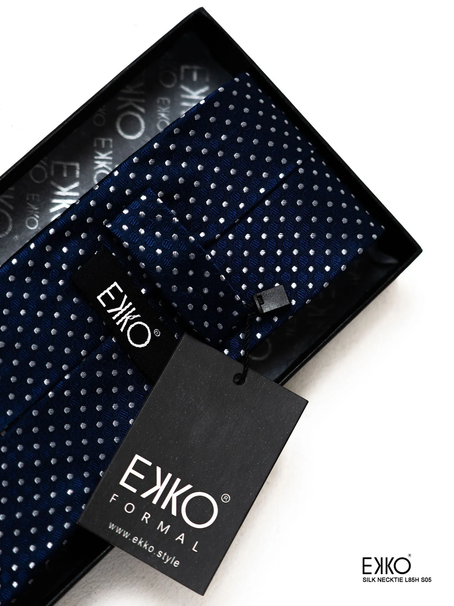 Blue 100% Silk Tie