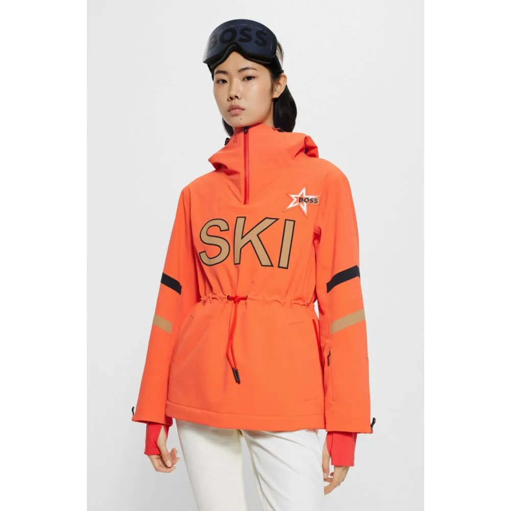 BOSS x Perfect Moment oversize-fit hooded ski jacket