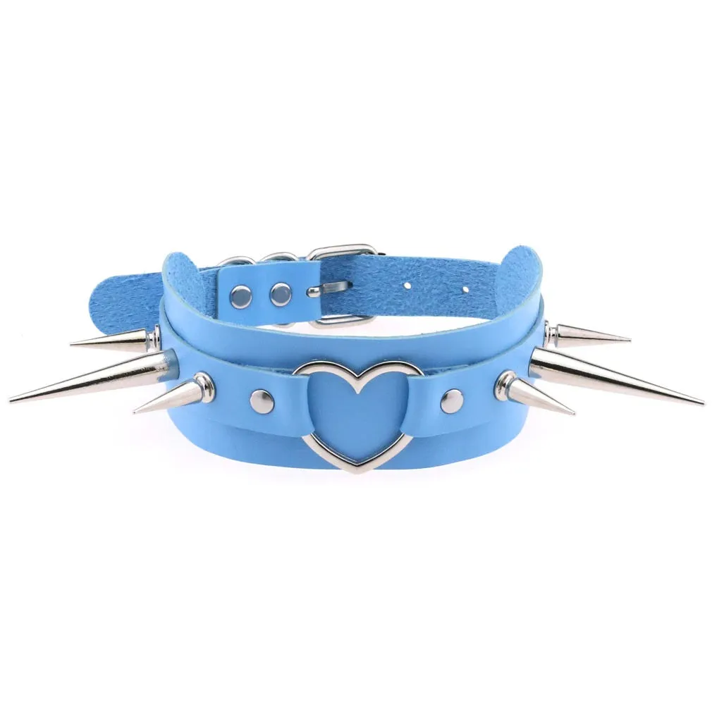 Brat Heart Collar