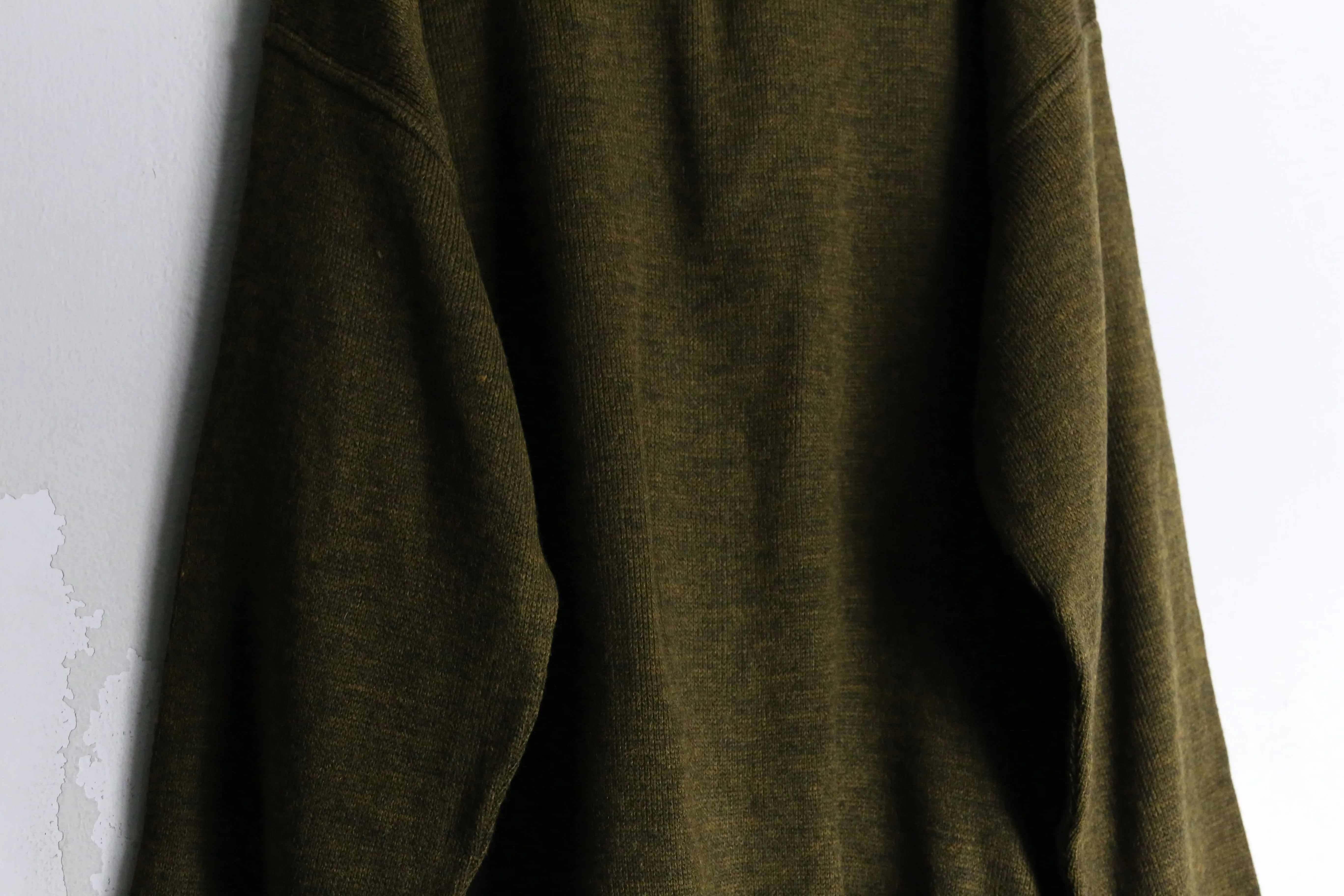 brown tone knit cardigan
