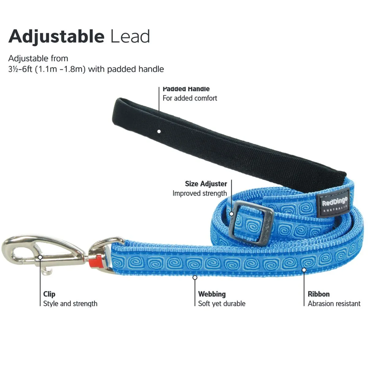 Bumble Bee Black Dog Leash