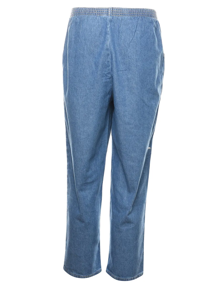 Cabin Creek Medium Wash Denim Trousers - W28 L26