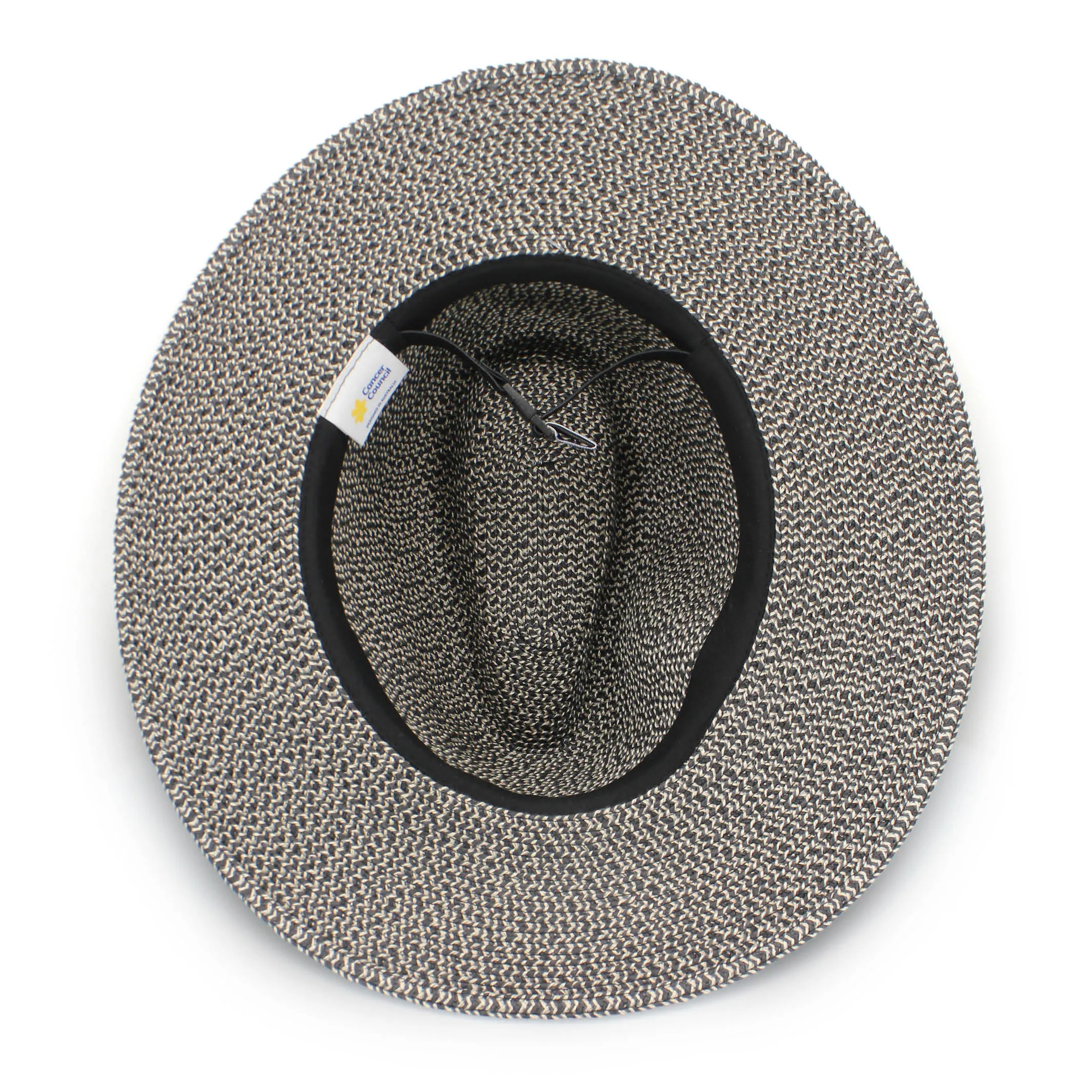 Cancer Council Outback Lightweight Fedora - Grey/Black
