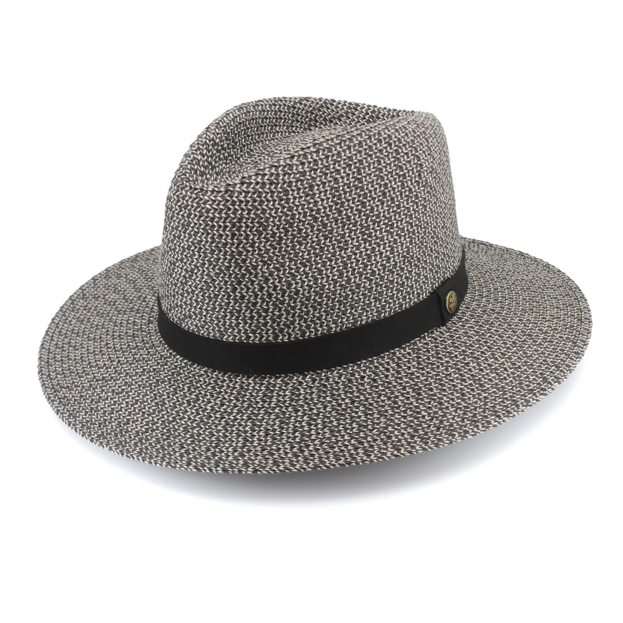 Cancer Council Outback Lightweight Fedora - Grey/Black