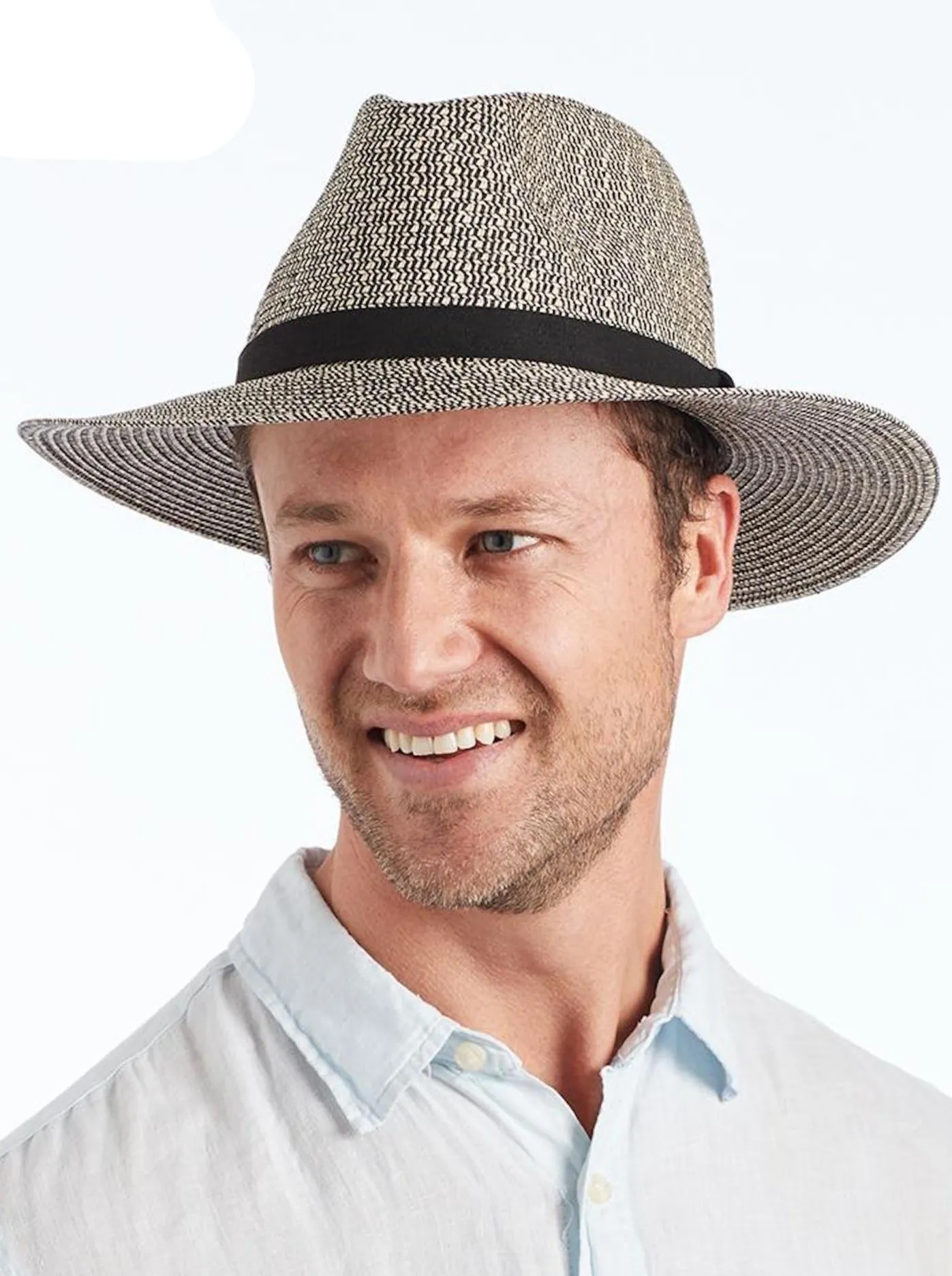 Cancer Council Outback Lightweight Fedora - Grey/Black