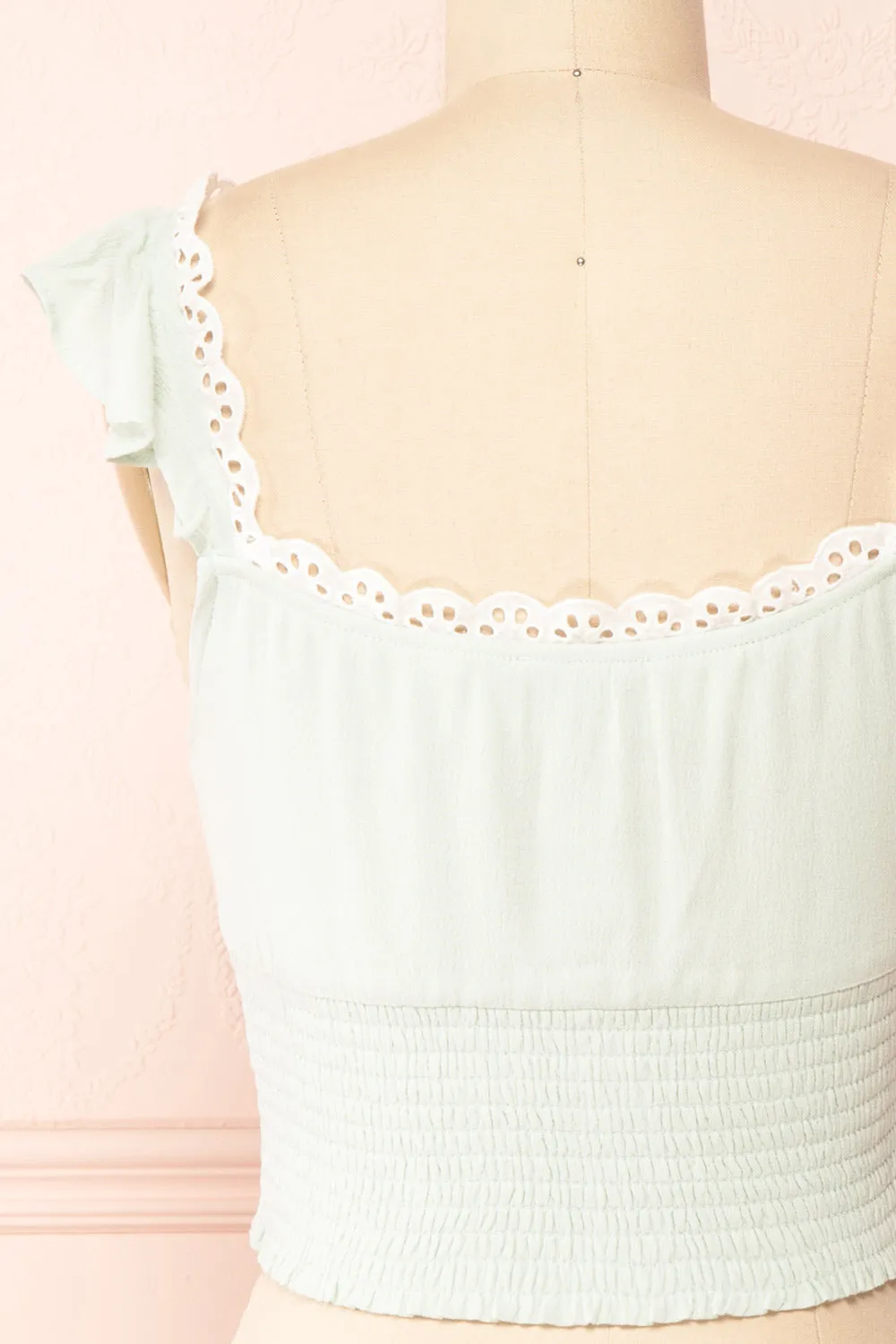 Candik Mint | Cropped Tank Top