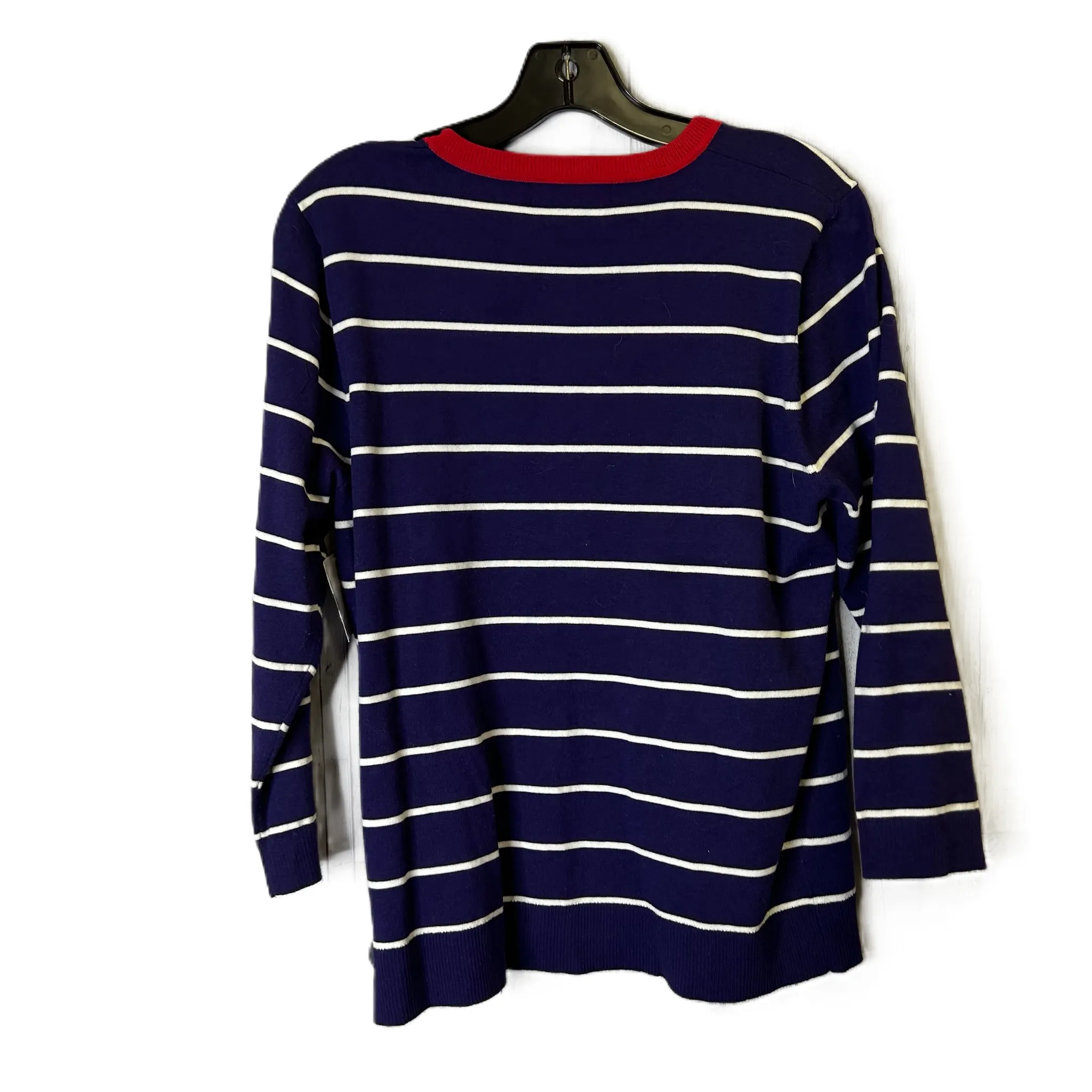 Cardigan By Clothes Mentor In Navy, Size: L