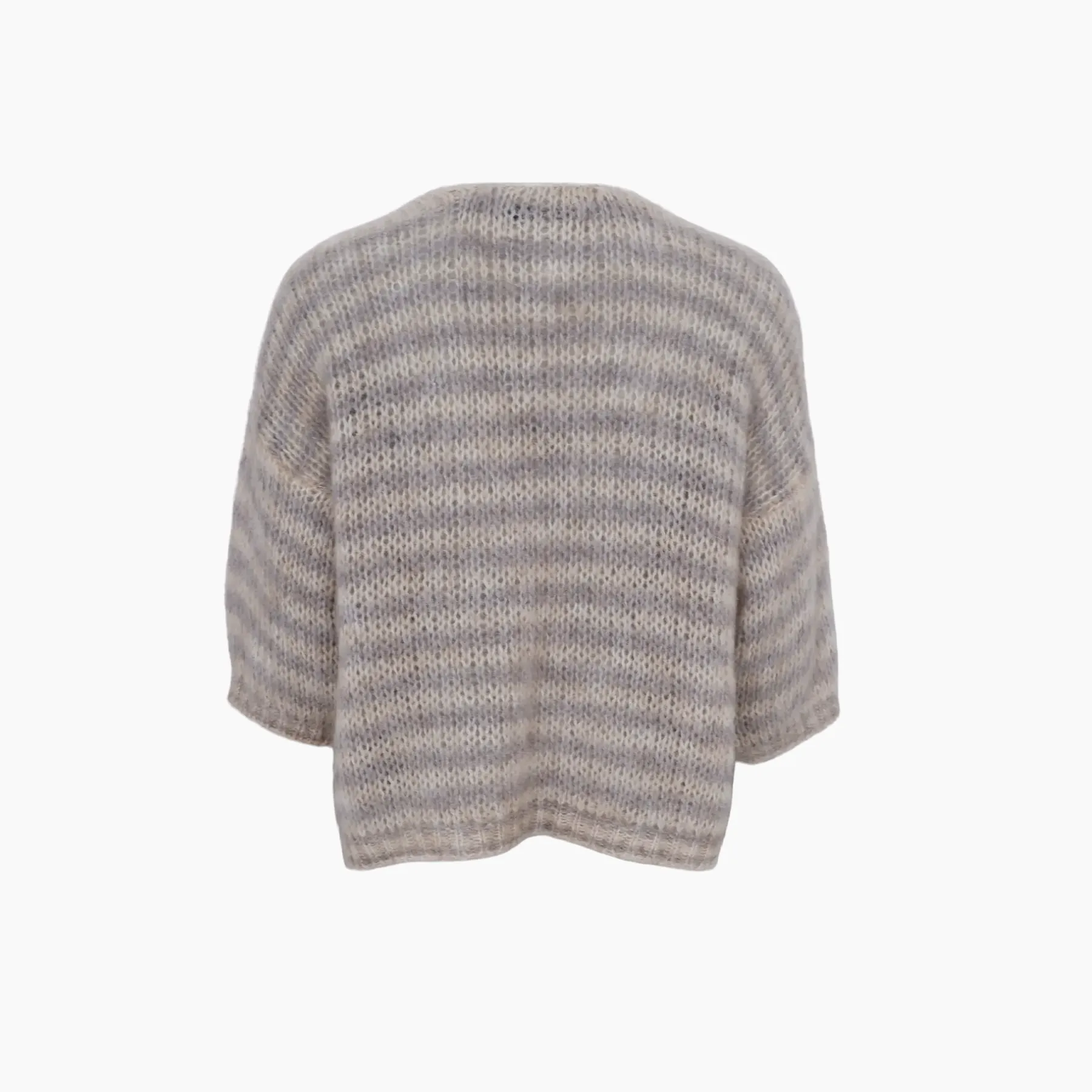 Casey Striped Cardigan Natural