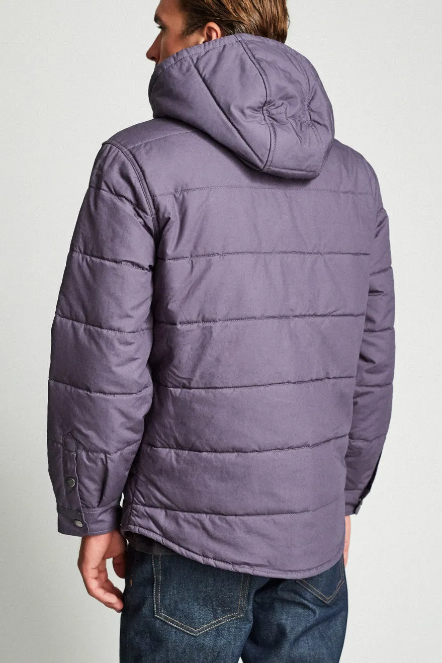 Cass Hood Jacket - Steel Blue