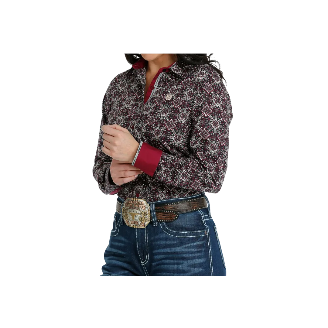 Cinch Women's Button Down Western Multicolor Shirt