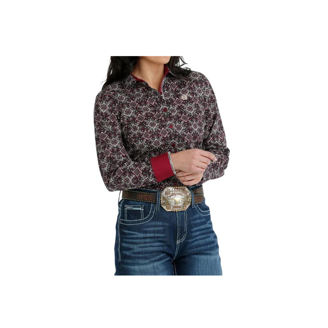 Cinch Women's Button Down Western Multicolor Shirt