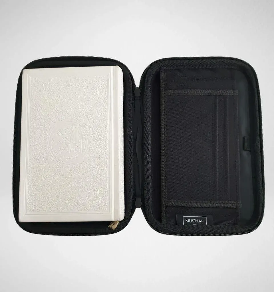 Classic Black with Black Trim Quran Case
