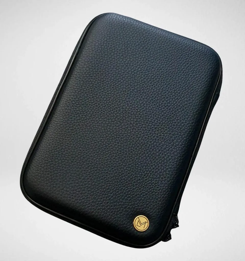 Classic Black with Black Trim Quran Case