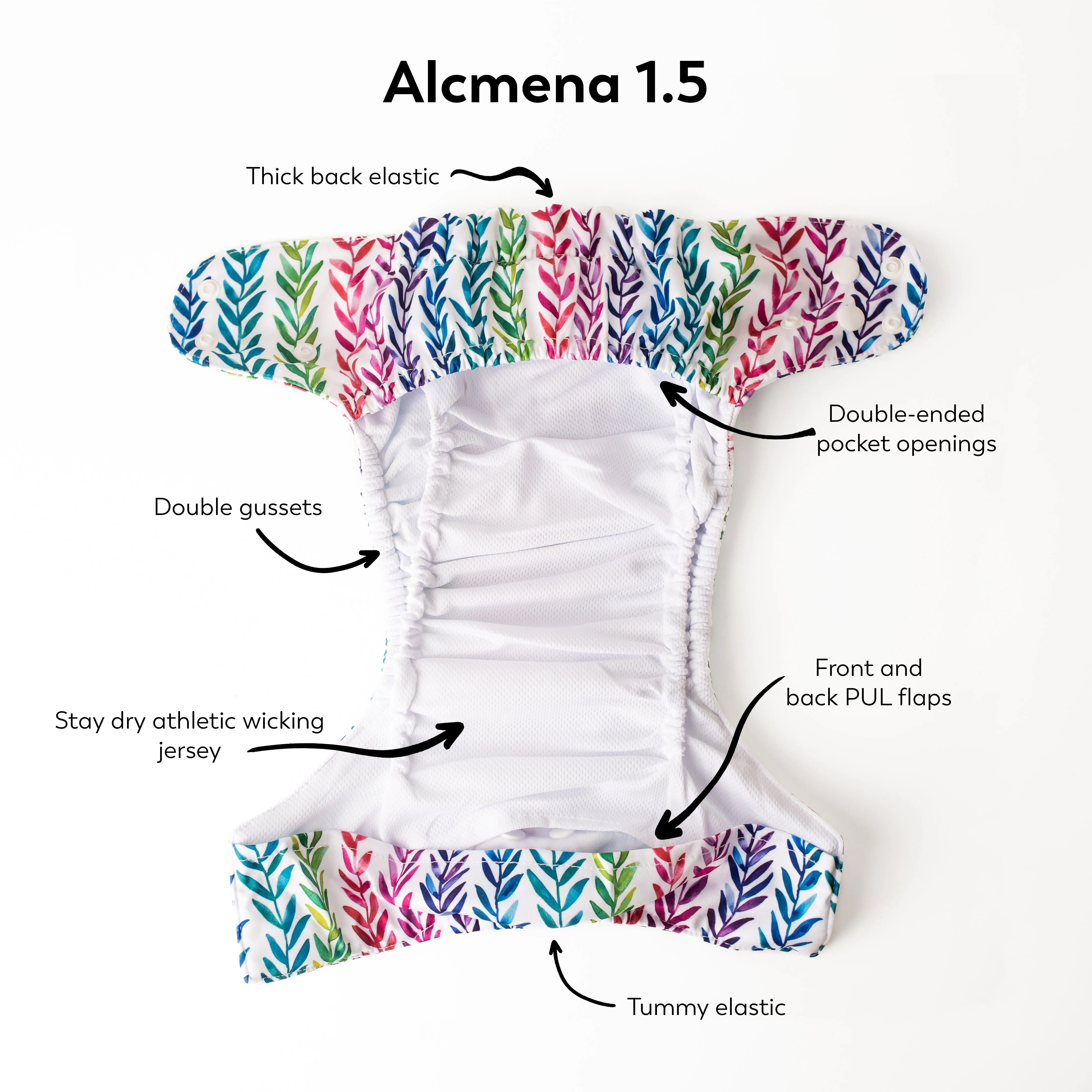 Classic Reusable Cloth Nappy V1.0 | Bums N' Roses