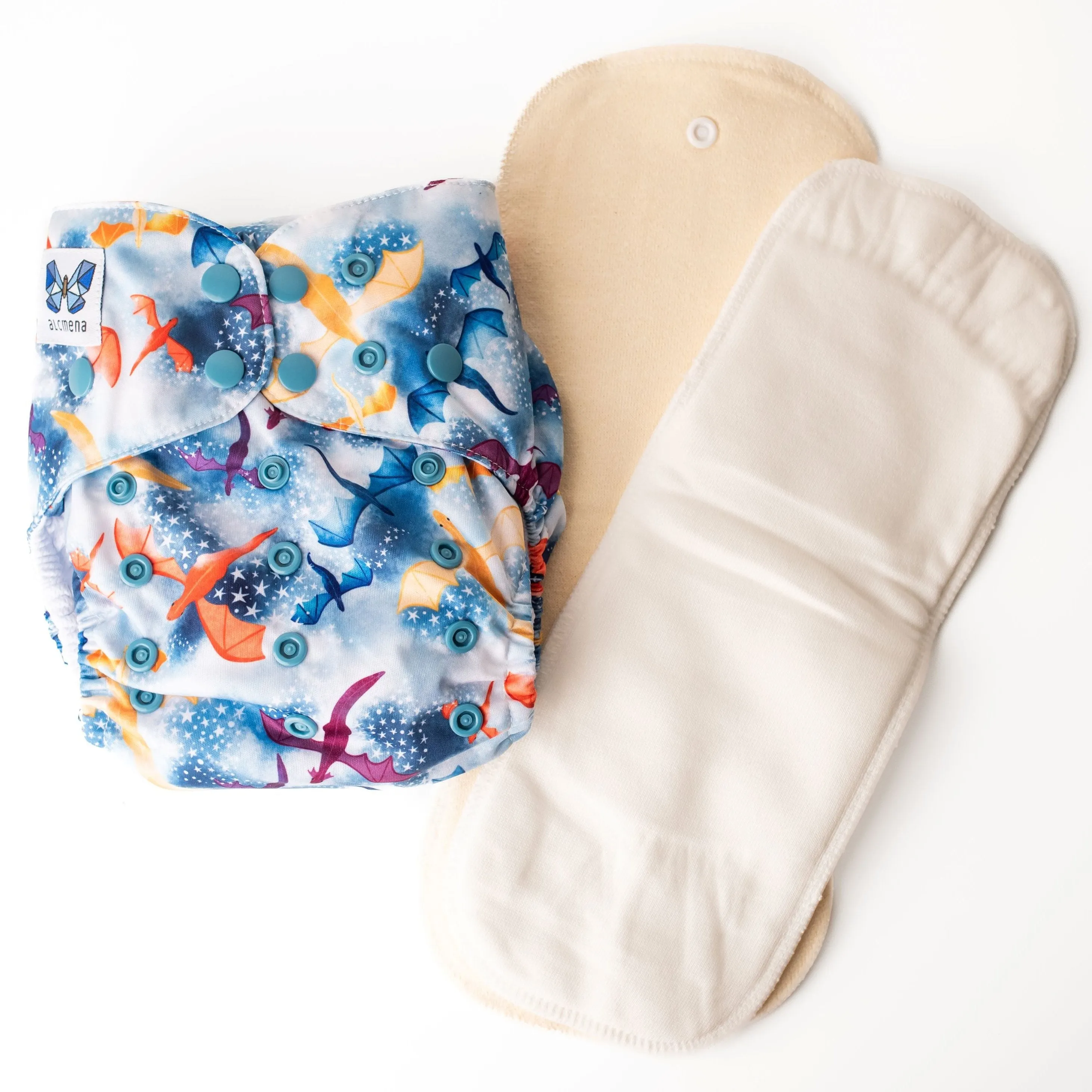 Classic Reusable Cloth Nappy V1.0 | Fire & Ice