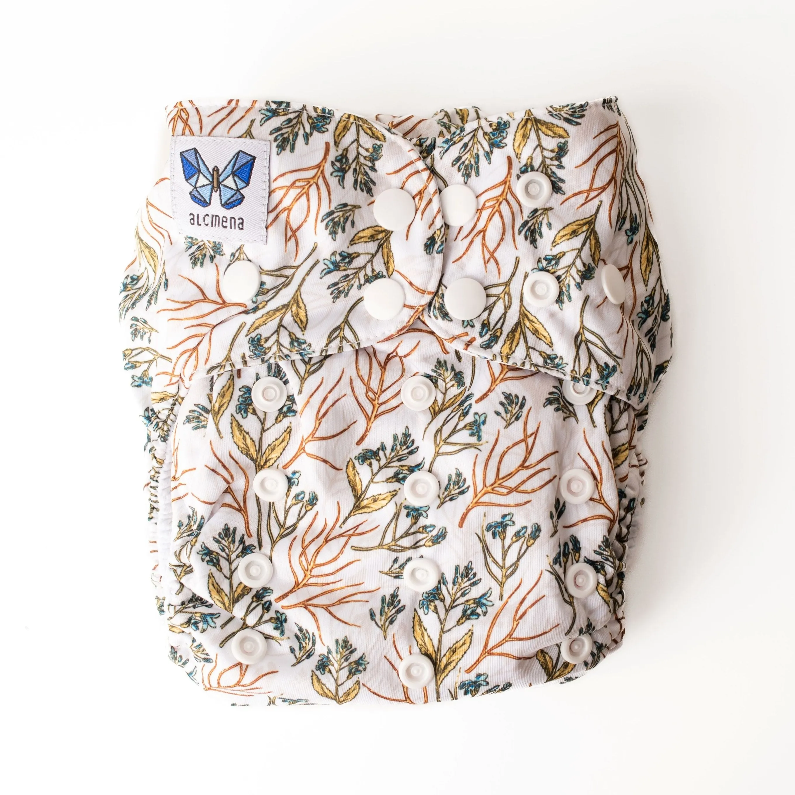 Classic Reusable Cloth Nappy V1.0 | Golden Blue-M