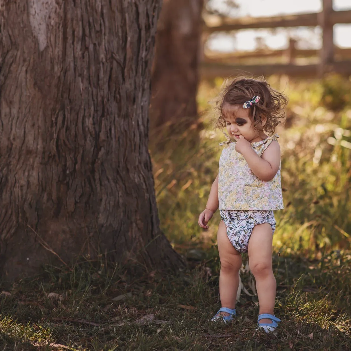 Classic Reusable Cloth Nappy V1.0 | Golden Blue-M