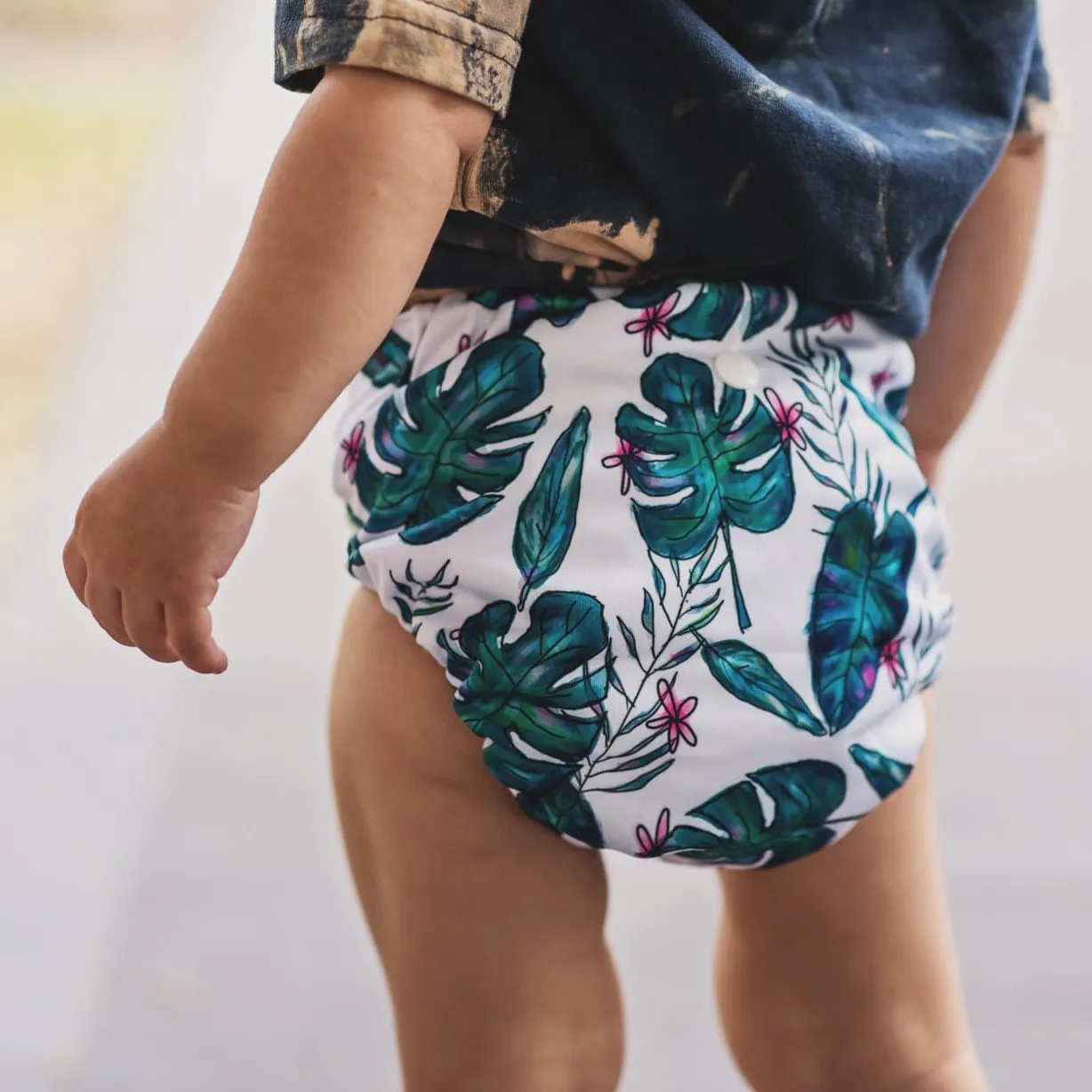 Classic Reusable Cloth Nappy V1.0 | Jungle Fern