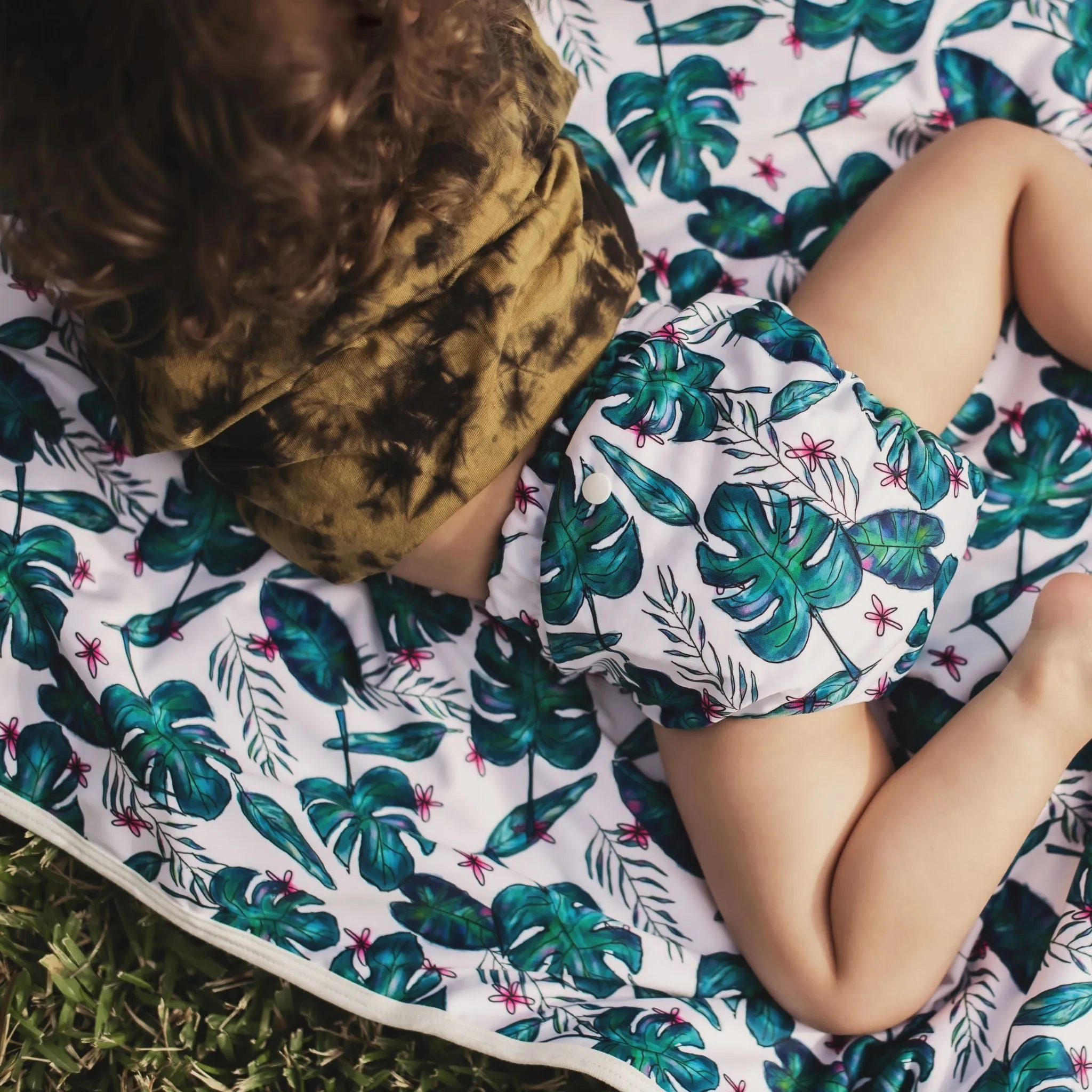 Classic Reusable Cloth Nappy V1.0 | Jungle Fern
