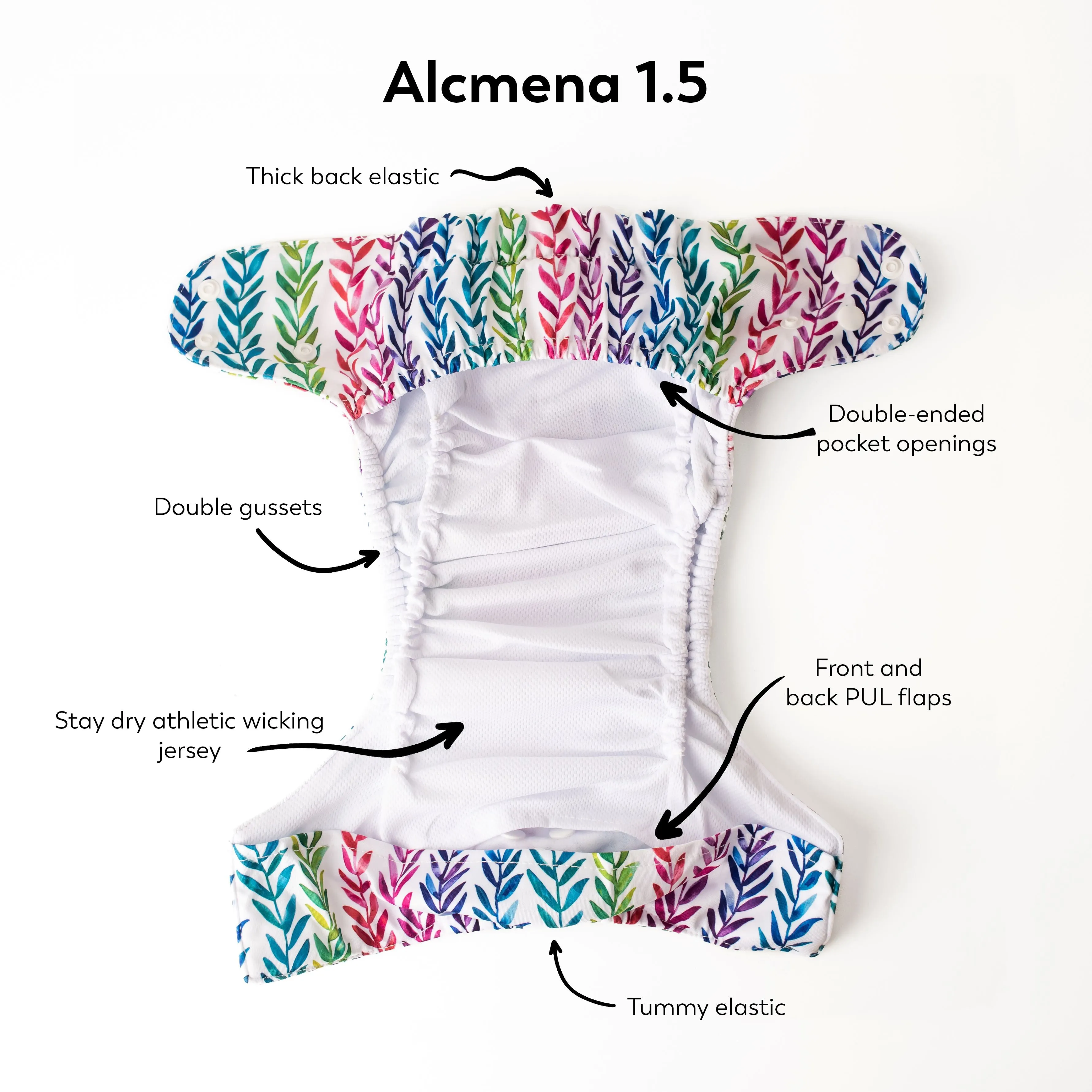 Classic Reusable Cloth Nappy V1.0 | Pink