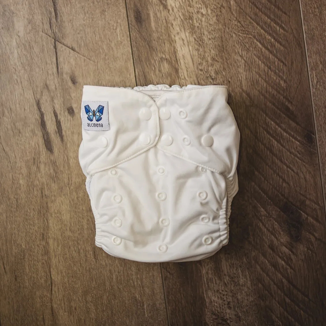 Classic Reusable Cloth Nappy V1.5 | Clara-ty White
