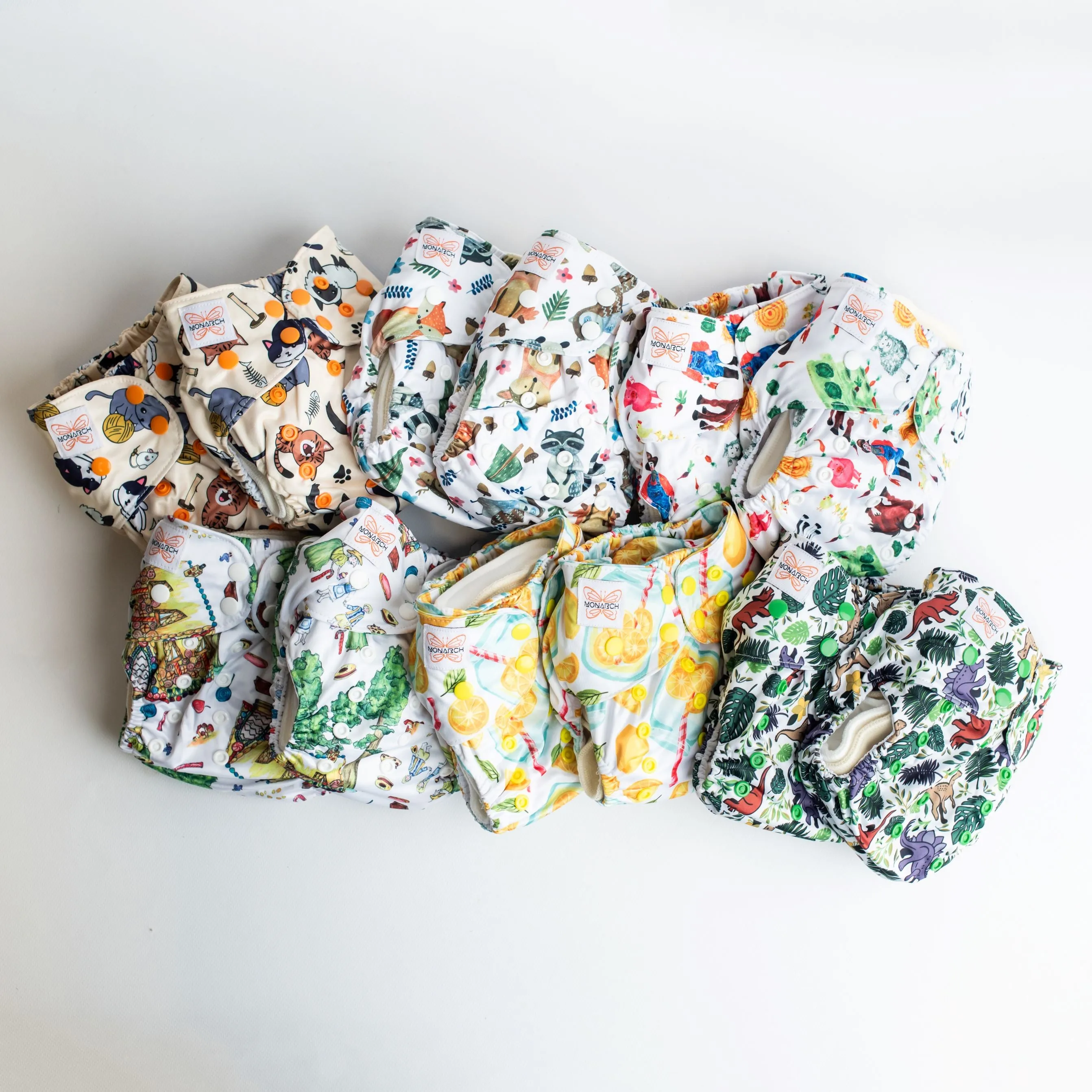 Classic Reusable Nappies | 12x Bundle