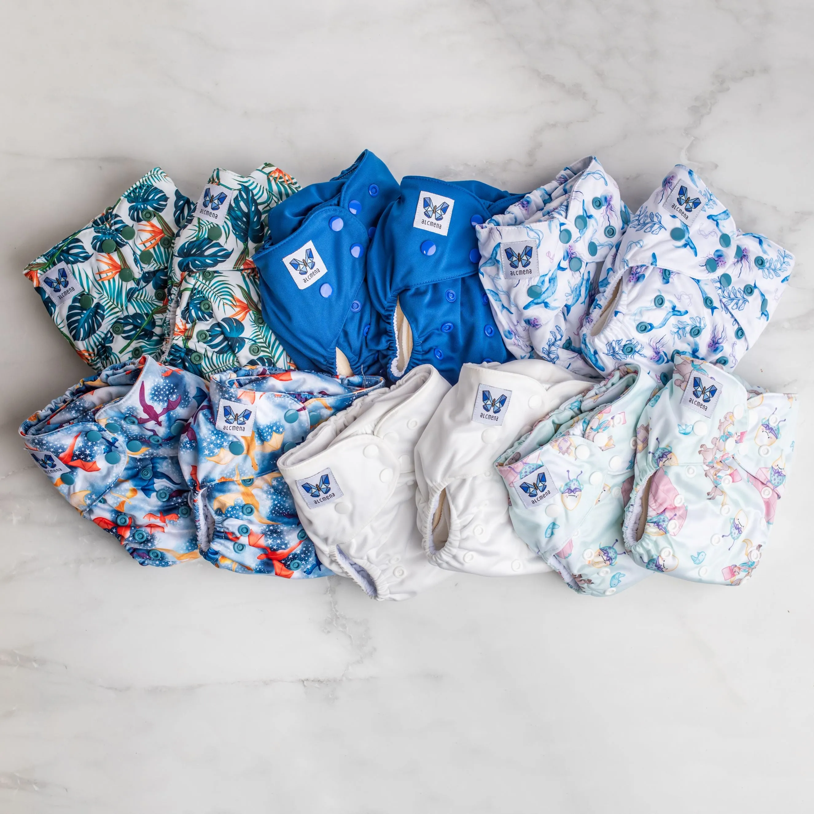 Classic Reusable Nappies | 12x Bundle