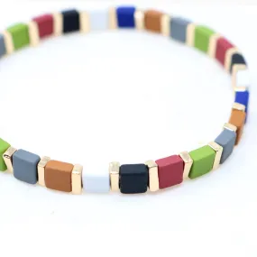 Color Block Stretchable Bracelet