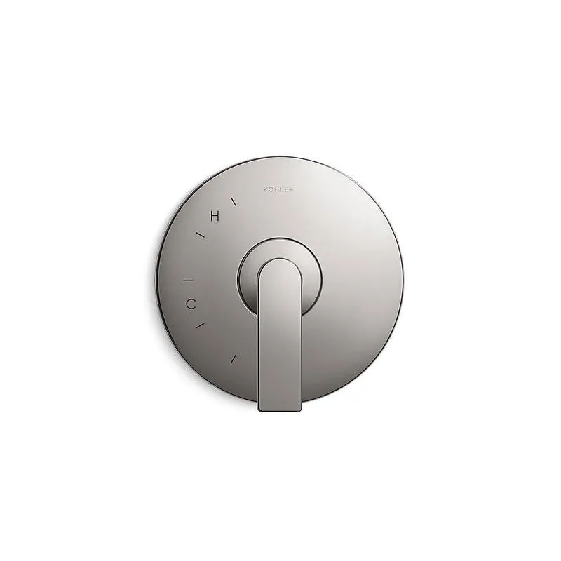 Composed Lever Handle Valve Trim in Vibrant Titanium