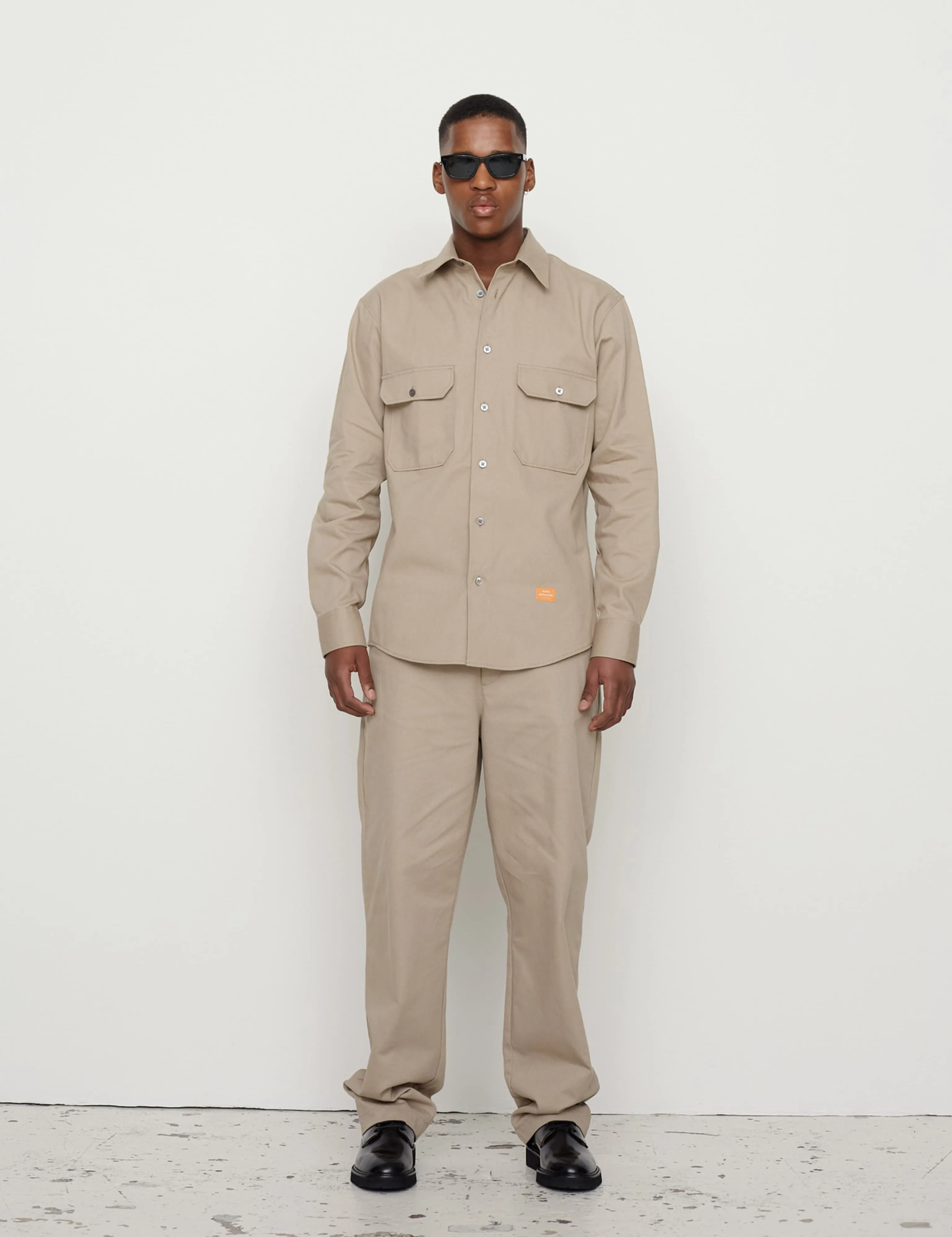 Crisp Twill Silas Pants,  Vintage Khaki